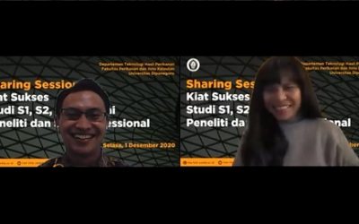Sharing Session with Dr. Asep Ridwanudin, S.Pi., M.Sc. and Herda Bolly, S.Pi., M.Sc.