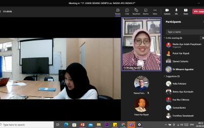 UJIAN SKRIPSI MAHASISWA a.n. Nadia Ayu Indah Puspitasari.