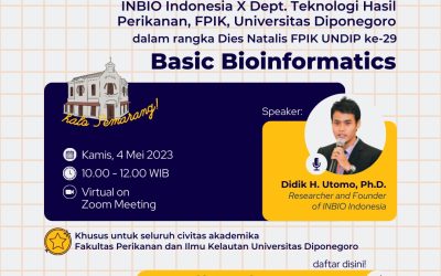 WEBINAR BASIC BIOINFORMATICS DI THP UNDIP