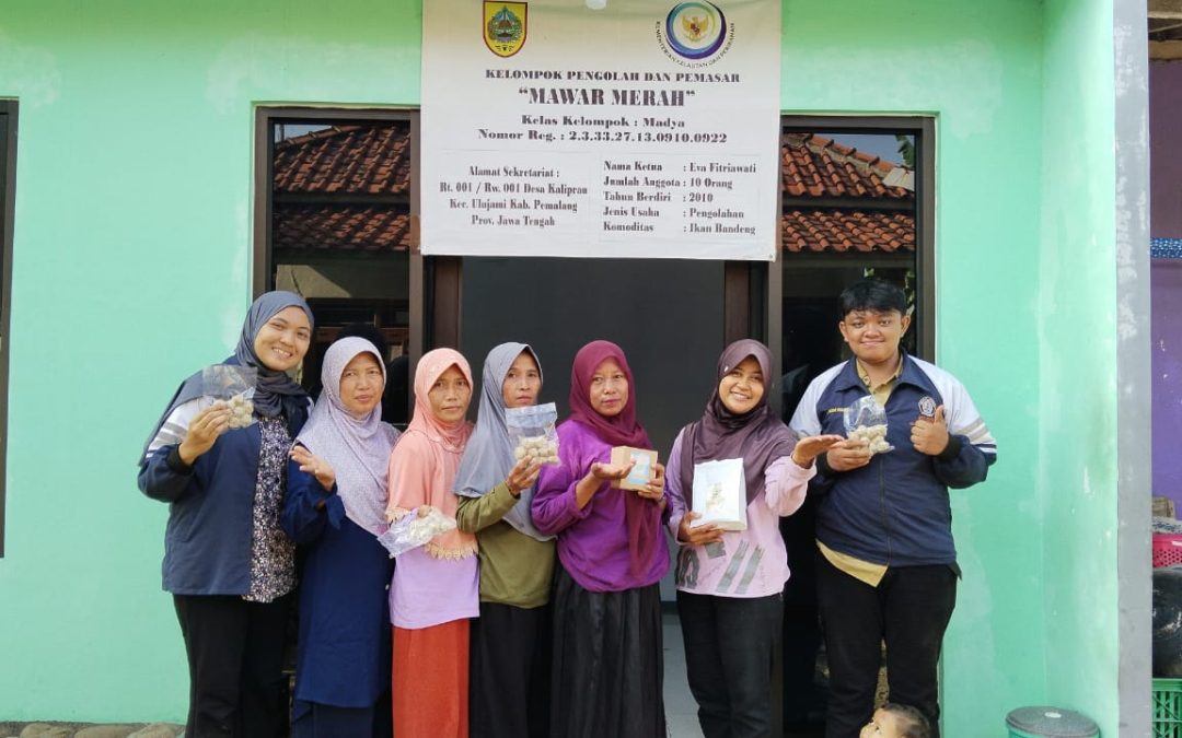 Upaya Peningkatan Mutu Produk Bakso bandeng melalui Kegiatan Pelatihan kepada UMKM pengolahan bandeng Desa Kaliprau