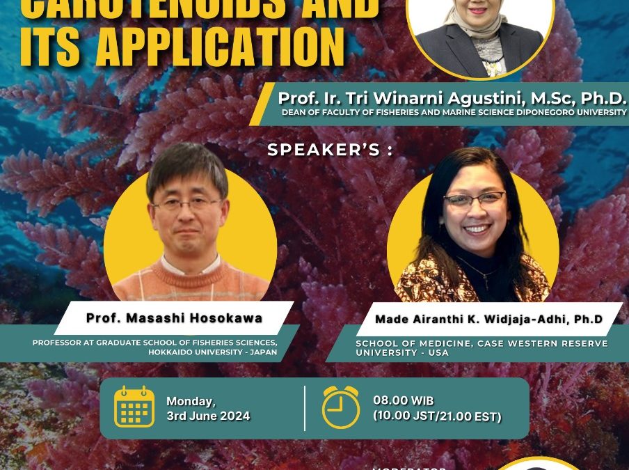 Program Studi Teknologi Hasil Perikanan UNDIP Sukses Selenggarakan Visiting Professor dengan Tema “Marine Active Compounds in Seaweeds”