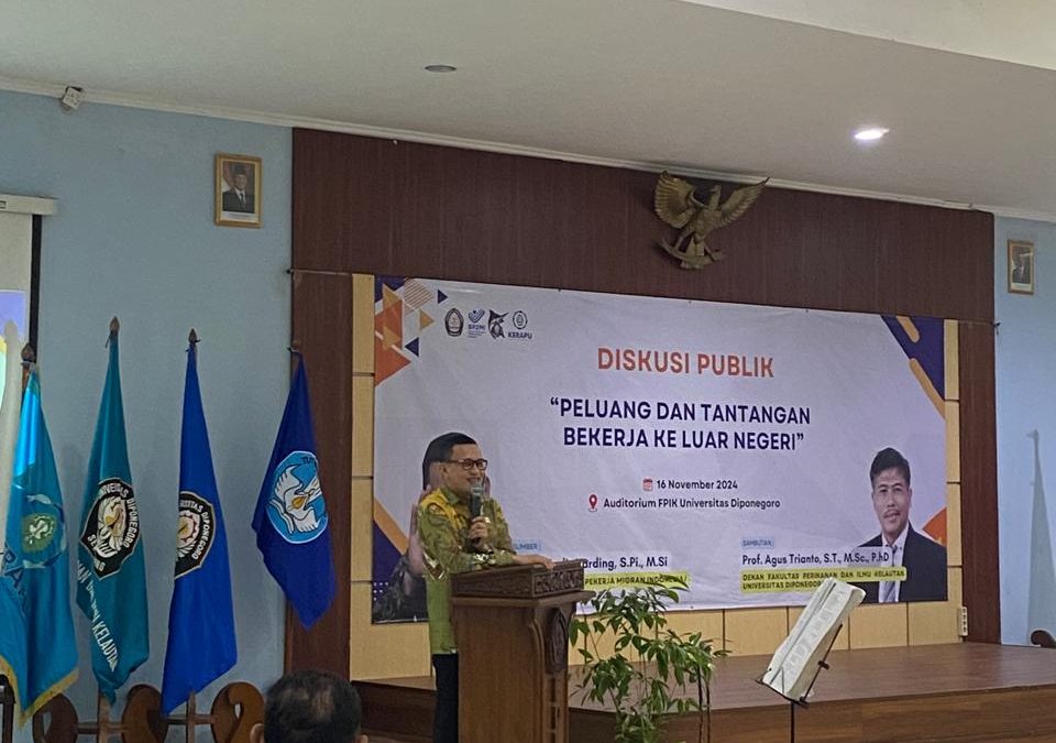 Diskusi Publik Bersama Menteri P2MI “Peluang dan Tantangan Bekerja di Luar Negeri”