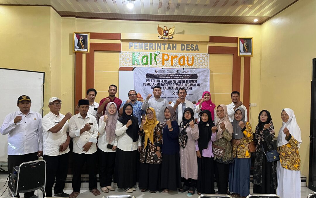 Dosen Teknologi Hasil Perikanan FPIK UNDIP Sukses Laksanakan Pengabdian Mandiri: Pelatihan Pemasaran Online untuk UMKM Bandeng di Pemalang