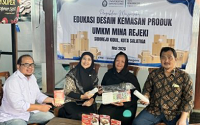 Dosen THP FPIK UNDIP Edukasi Desain Kemasan UMKM Mina Rejeki di Salatiga